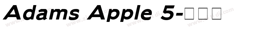 Adams Apple 5字体转换